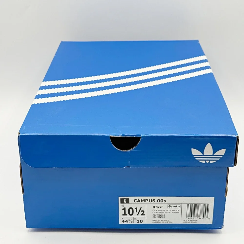 Adidas Campus 00s Size 10.5 Mens Charcoal/Black Suede IF8770, NEW